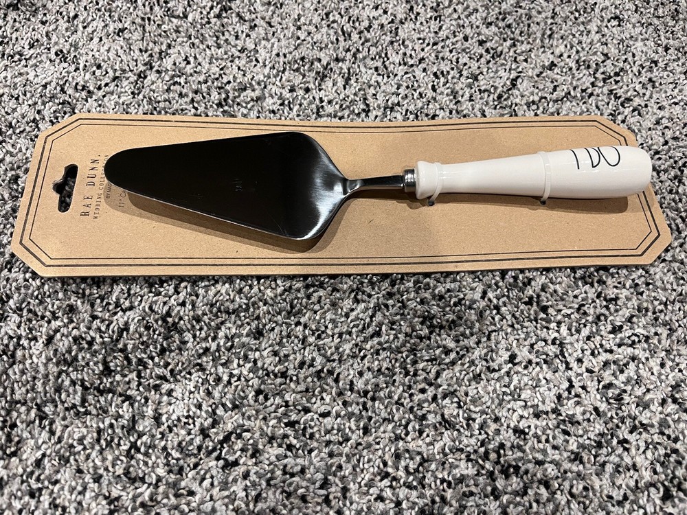 New Rae Dunn Wedding Collection  “ I DO “ Cake Server