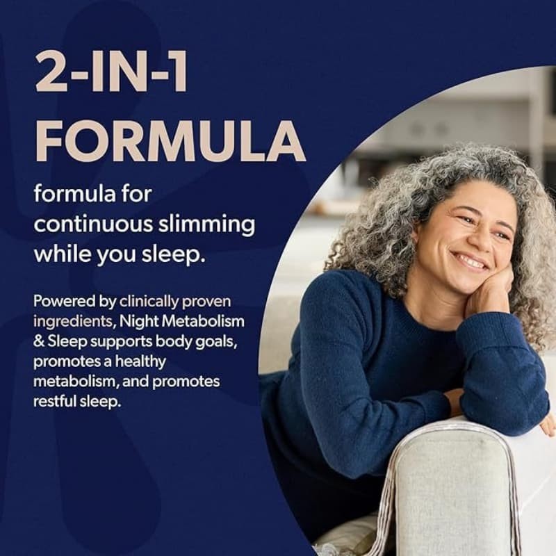 Night Metabolism with A Fat-burning Night 60 Capsules Metabolism & Sleep Bioma