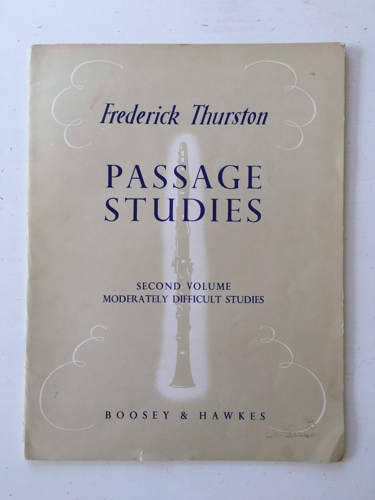 Passage Studies Volume 2 Moderately Difficult Frederick Thurston Clarinet