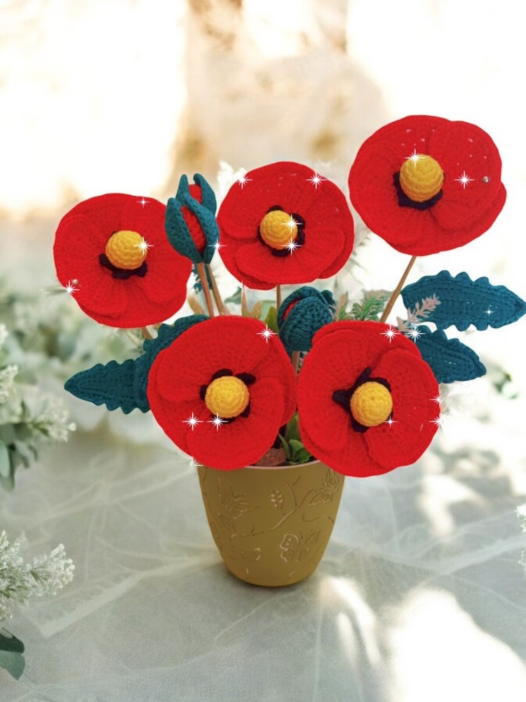 Crochet Poppies