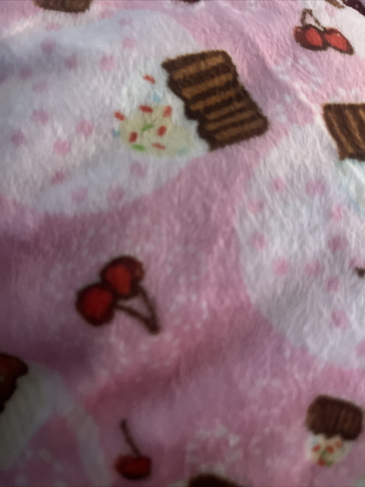 Dog Bed Bessie And Barney Pink Cupcake Cherry Luxury Quality Made In USA Soft