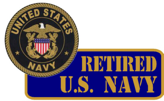 Address Labels - Retired Navy