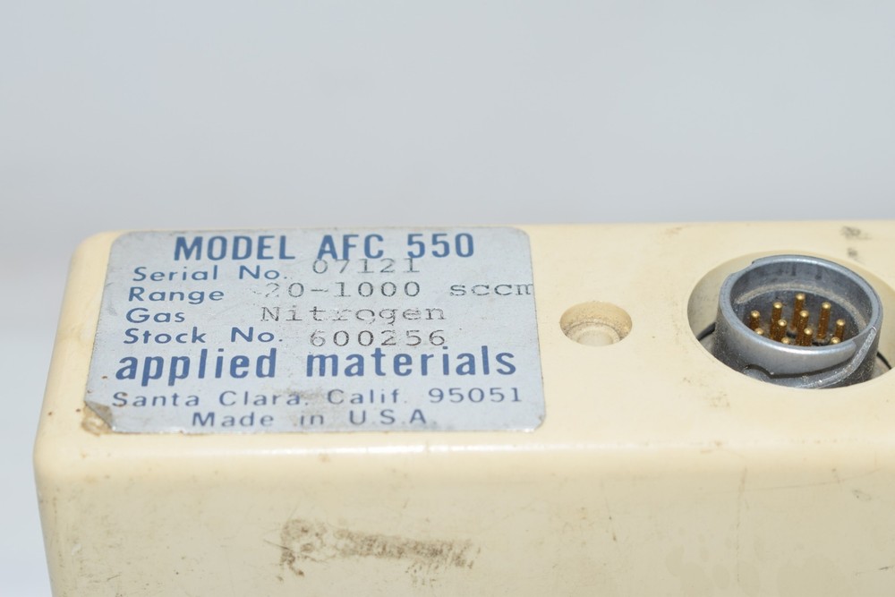 AMAT Applied Materials AFC-550 Mass Flow Controller 20-1000 sccm Nitrogen Gas
