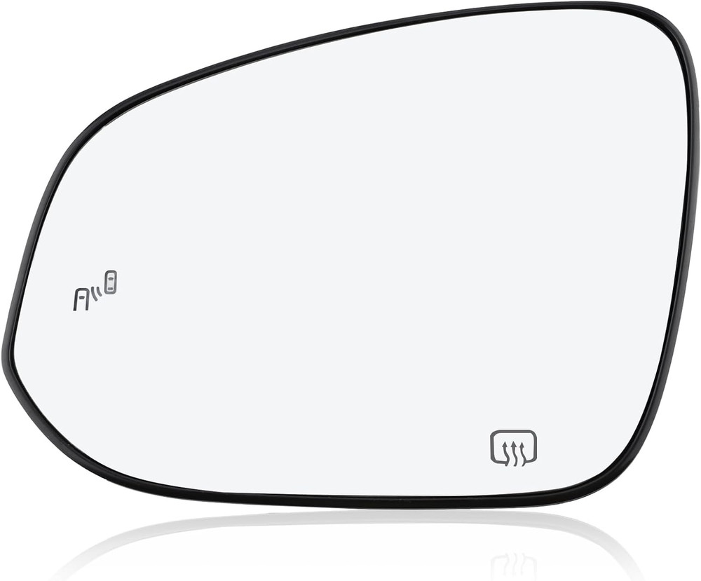 2020-24 Highlander Left Driver Side Heated Mirror Glass–Compatible Replacement