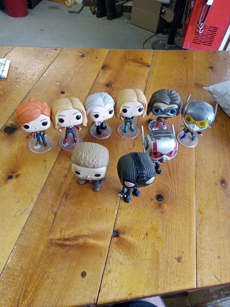 Funko Marvel Mixed Lot 9 Figures