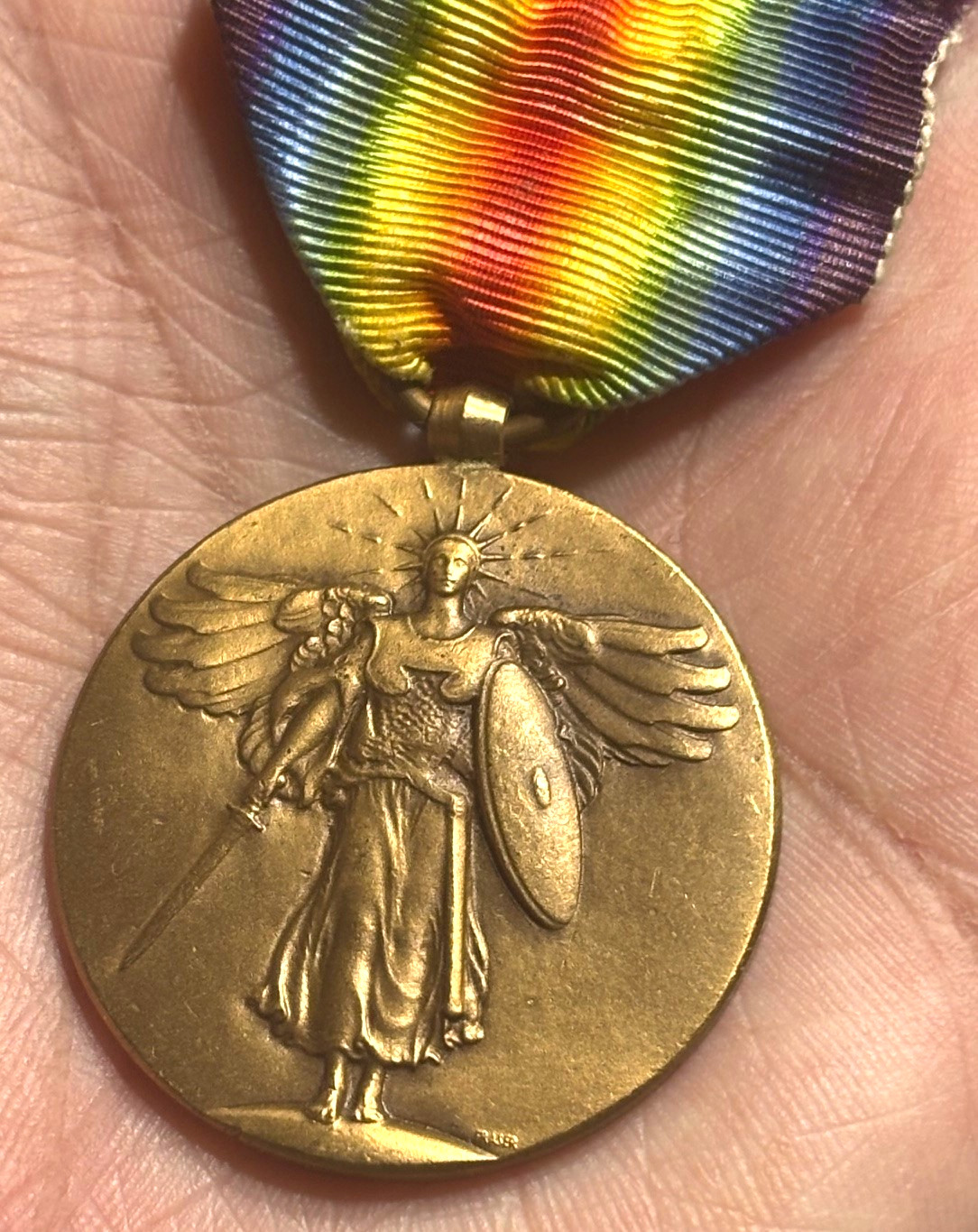 WWI Army Victory Medal W/ Original Box & Packaging SUPER RARE NOS NEW OLD STOCK