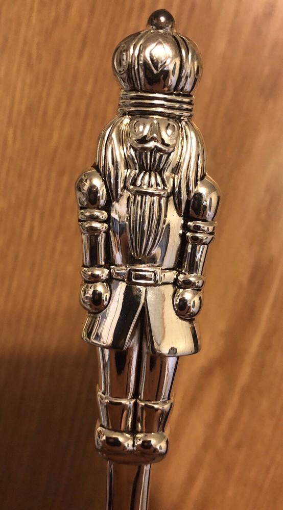 International Silver Co. 10" Nutcracker Serving Fork Christmas Holiday Utensils
