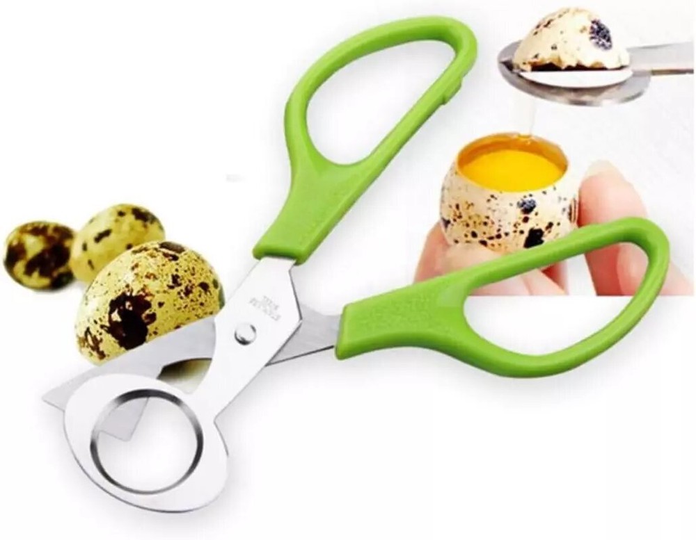 Stainless Steel Quail Egg Scissors Eggshell Opening Divider Scissors Lot