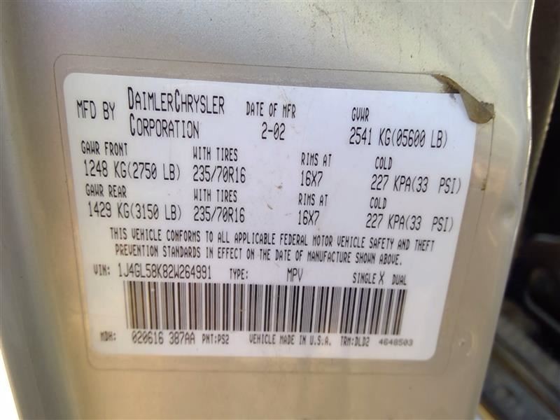 Engine ECM Electronic Control Module 3.7L Automatic Fits 02 Liberty 3305910