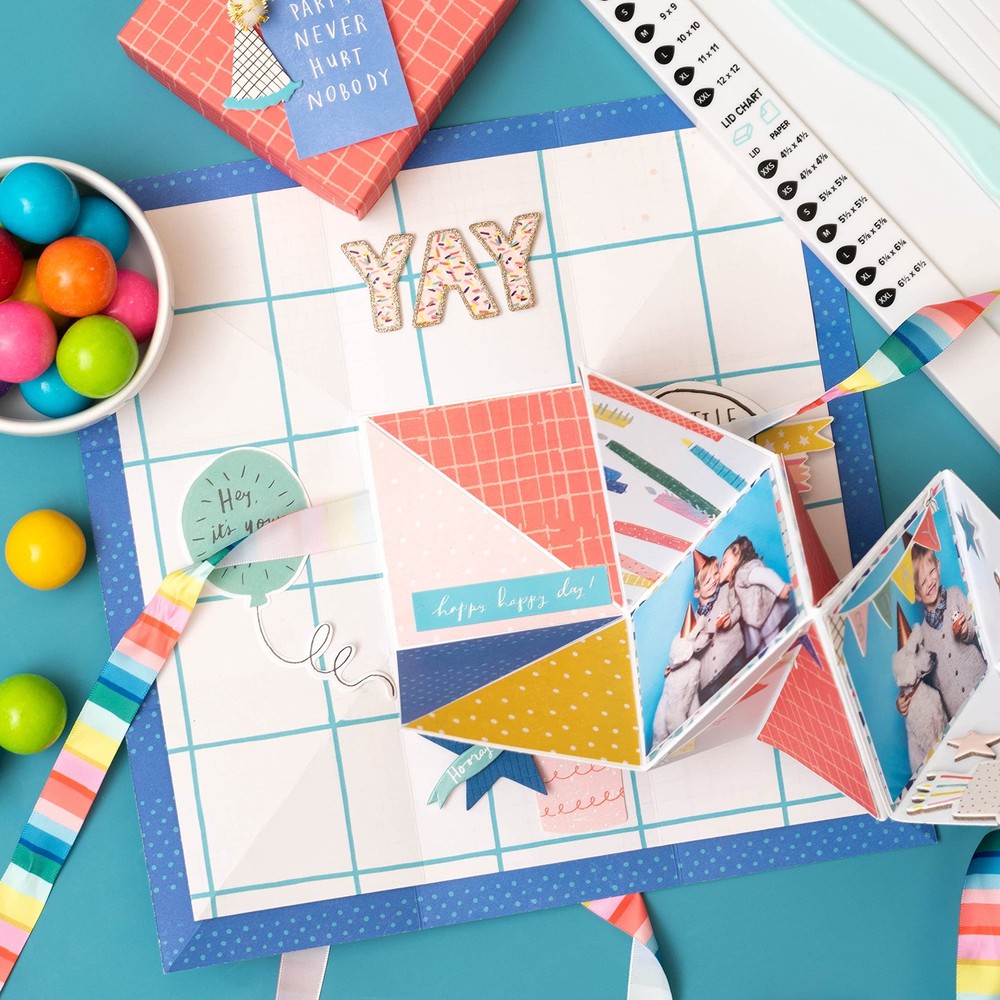 We R Memory Keepers Explosion Board, Make DIY Custom Explosion Boxes, for Mem...