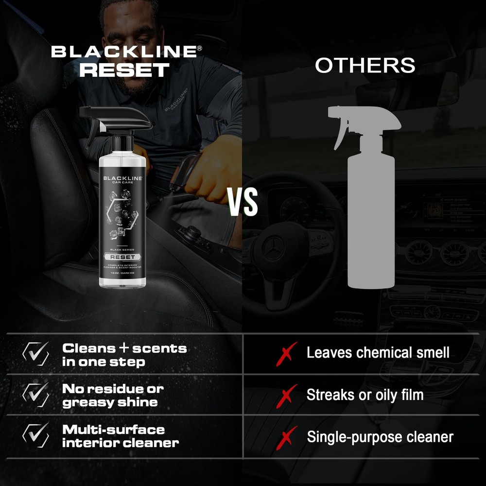 Blackline Luxury Scented Interior Cleaner Reset Deep Cleans & Deodorizes All ...