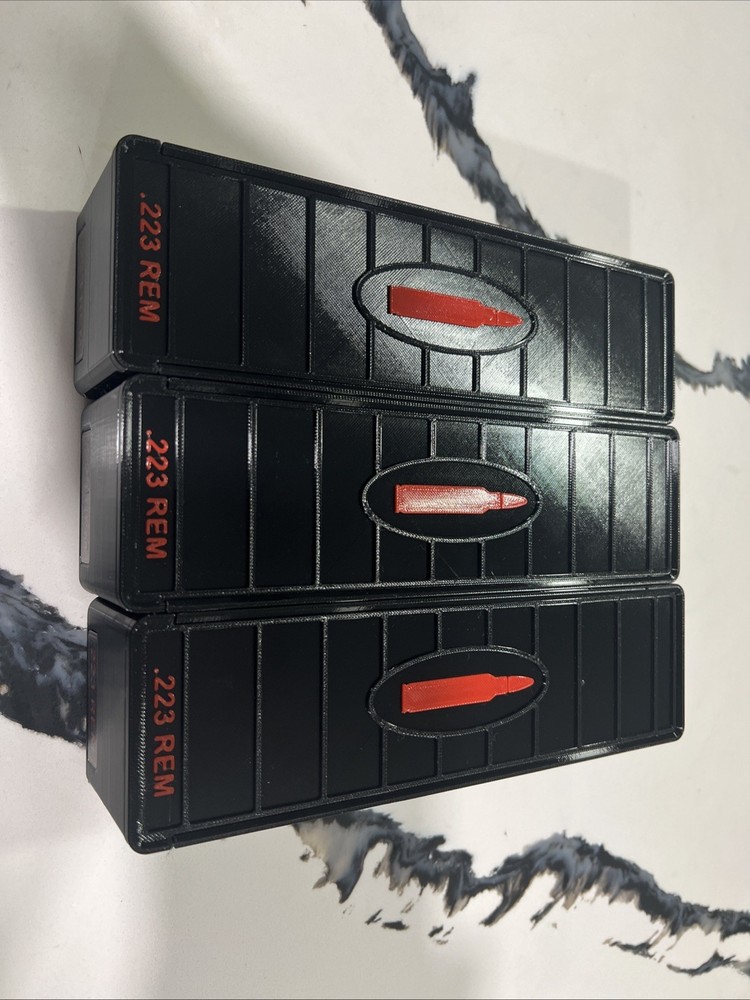 .223 / 5.56 Ammo Box 100rd Capacity (3 Pack)