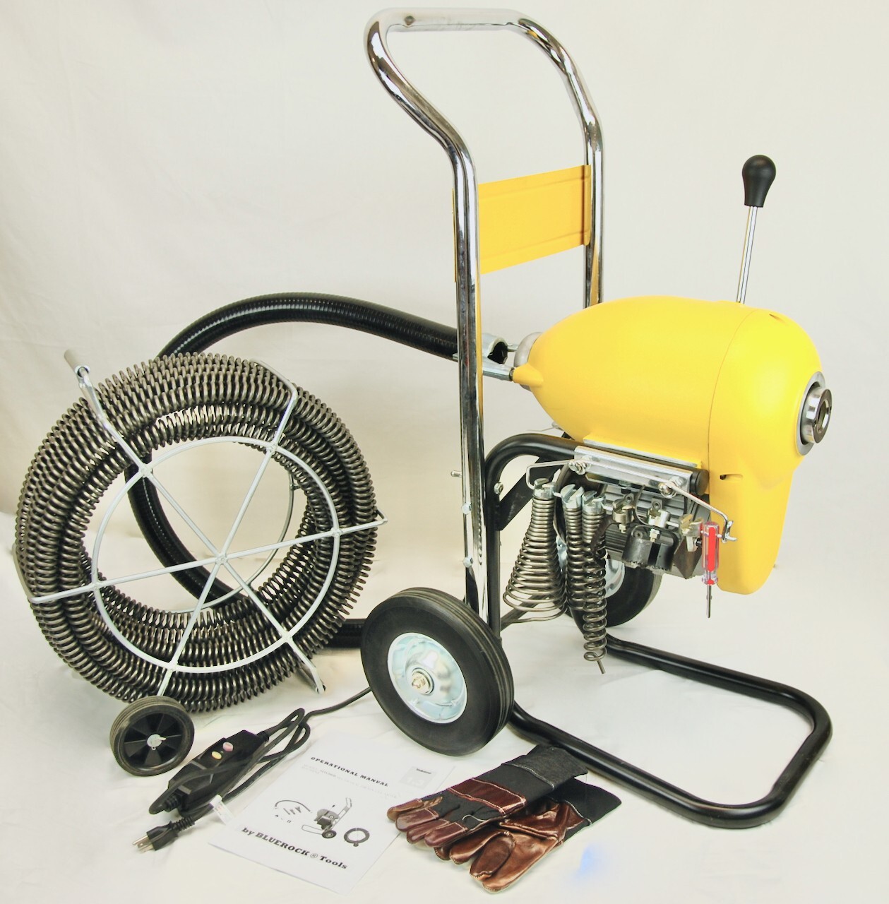 BLUEROCK ® SDS200B 2"-8" Sectional Drain Clean Machine Snake Kit