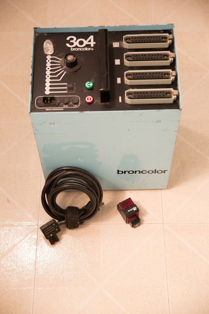 broncolor studio flash set up