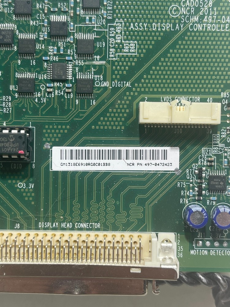 NCR 497-0472423 LCD DISPLAY CONTROLLER BOARD
