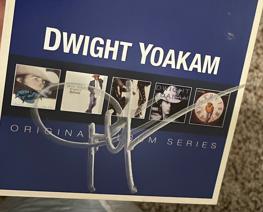 Dwight Yoakam Signed CD
