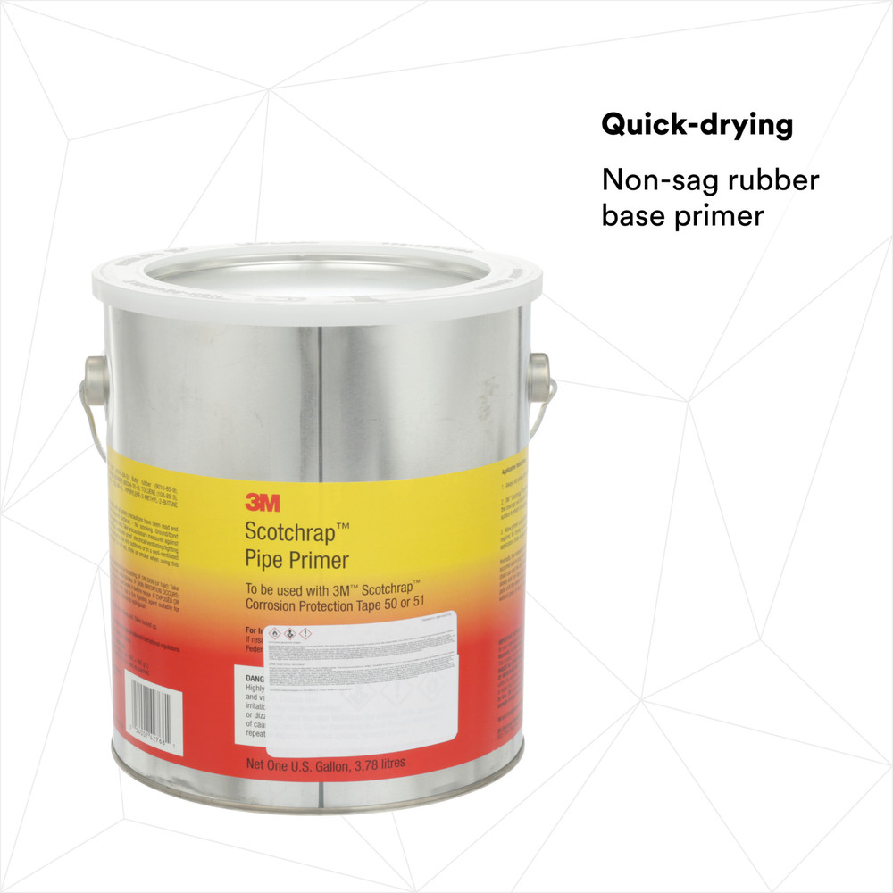 3M Scotchrap Pipe Primer: 1 gallon can (Black)