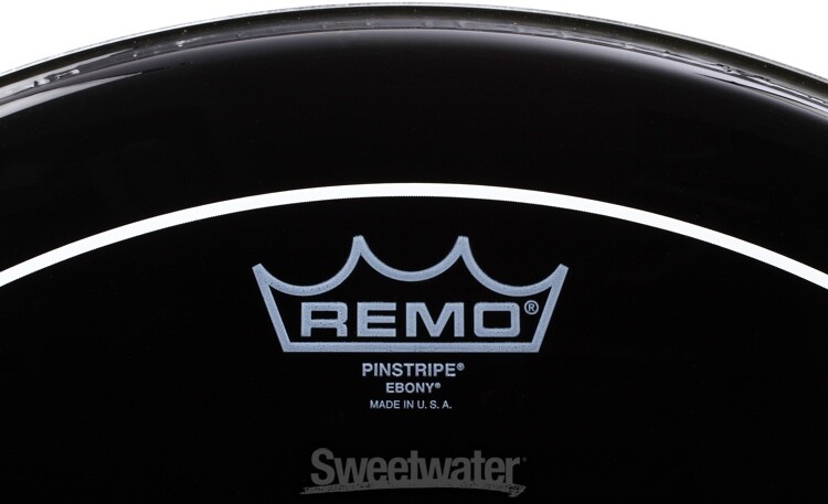 Remo Ebony Pinstripe Drumhead - 18"
