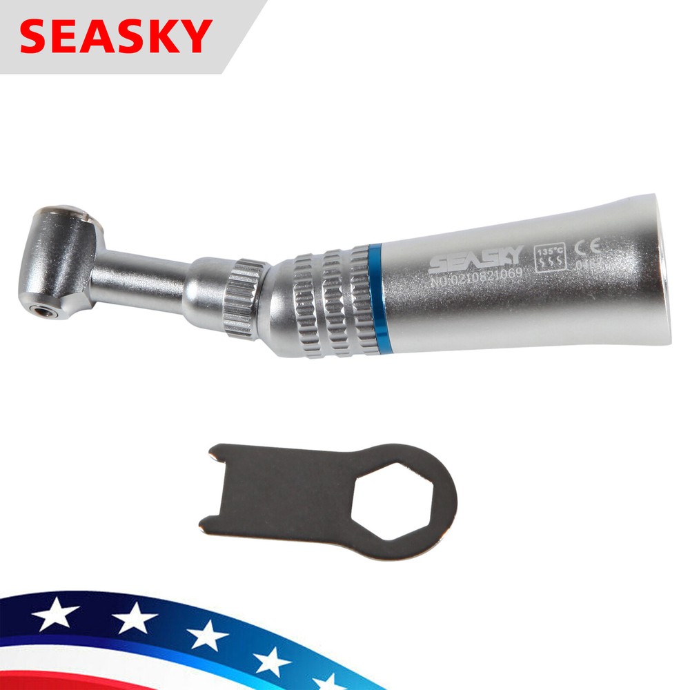 5X NSK Style Dental Slow Low Speed Push Button Contra Angle Handpiece E-type Dr