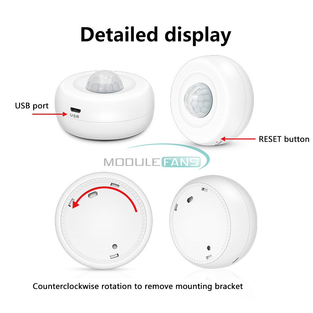 zigbee / wifi smart PIR Human Body Motion Sensor Infrared Sensor Detector Alarm