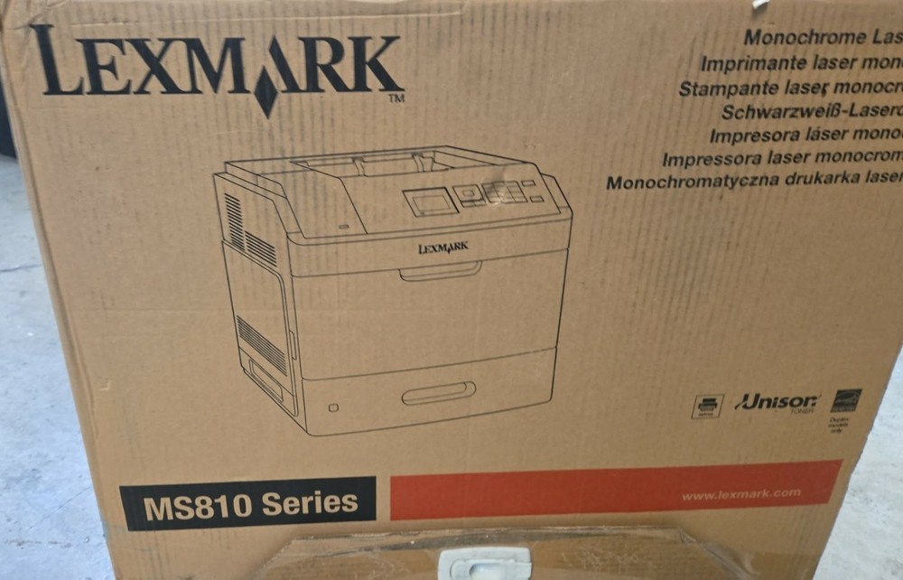 Lexmark MS810dn Fast Network Monochrome Laser Printer Automatic Duplex Two-Sided