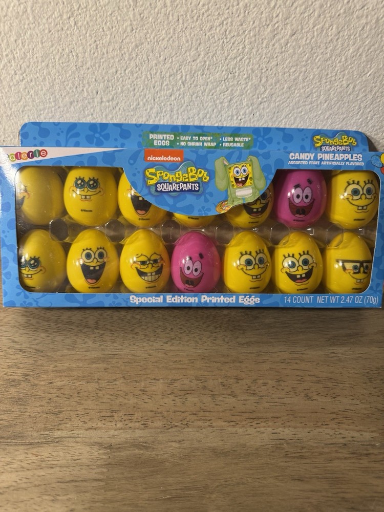 SpongeBob SquarePants Candy Filled Easter Eggs 2025