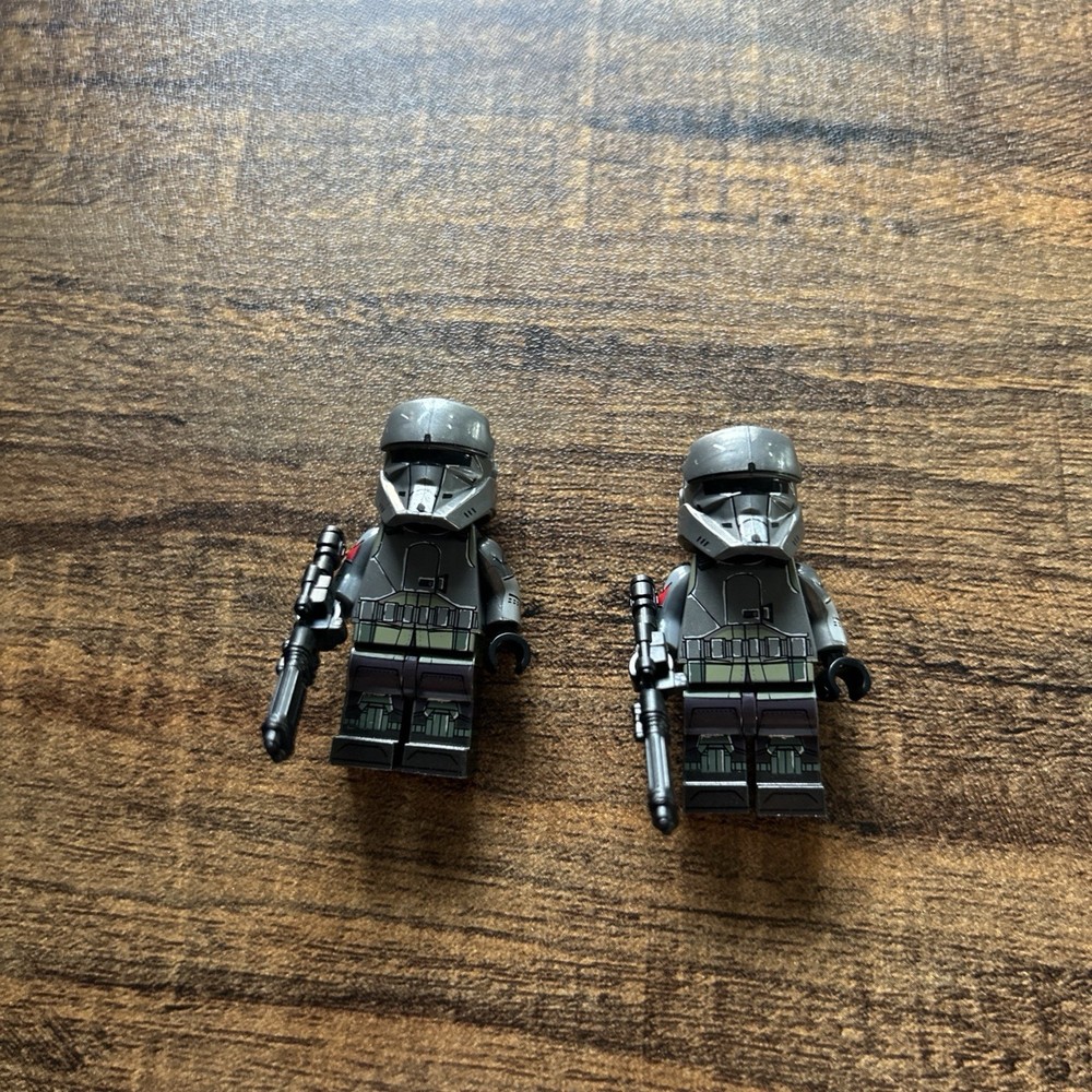 Two Lego Imperial juggernaut Pilots