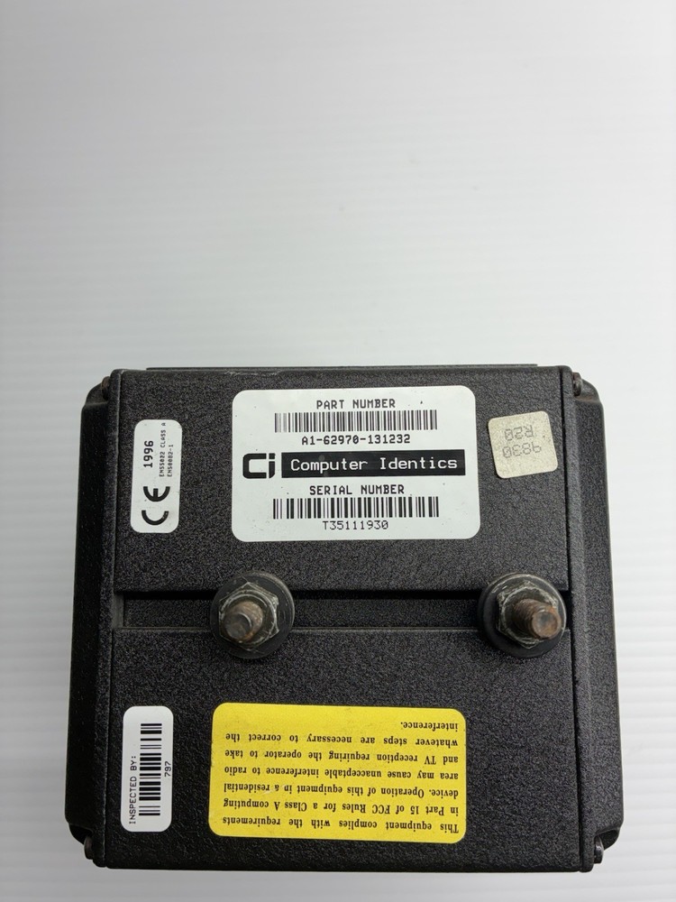 Computer Identics CiMAX 7500 Barcode Laser Scanner Decoder A1-62970-131232