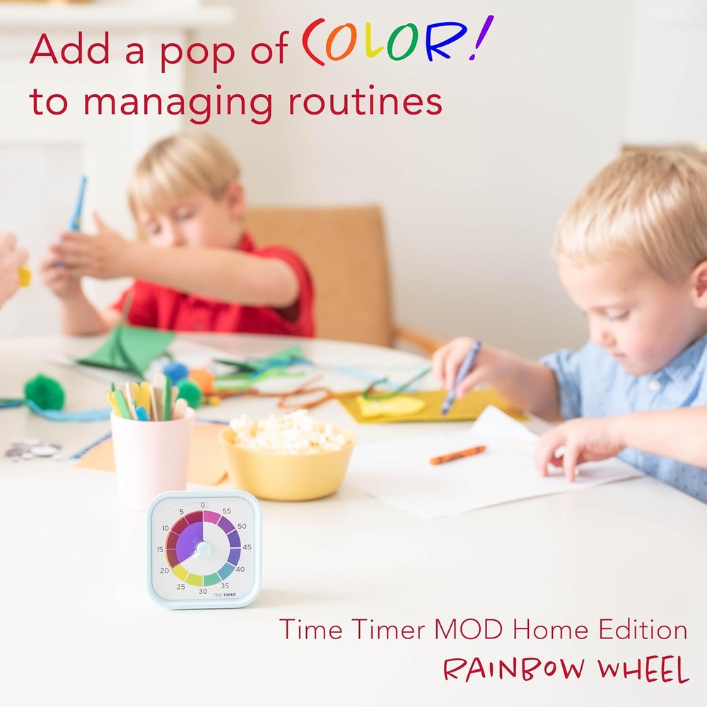 Time Timer MOD - Home Edition - Rainbow Wheel - Individual