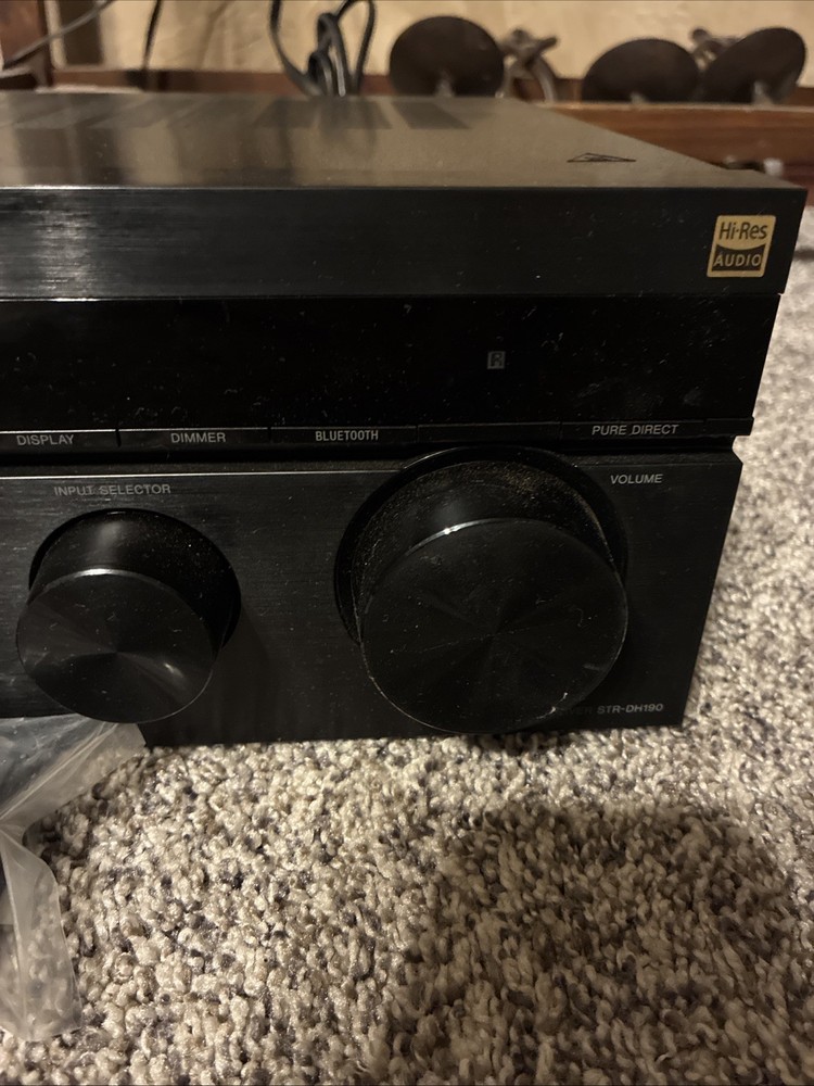 Sony STRDH190 Bundle Stereo Receiver - Black W/ Remote UNTESTED PARTS ONLY