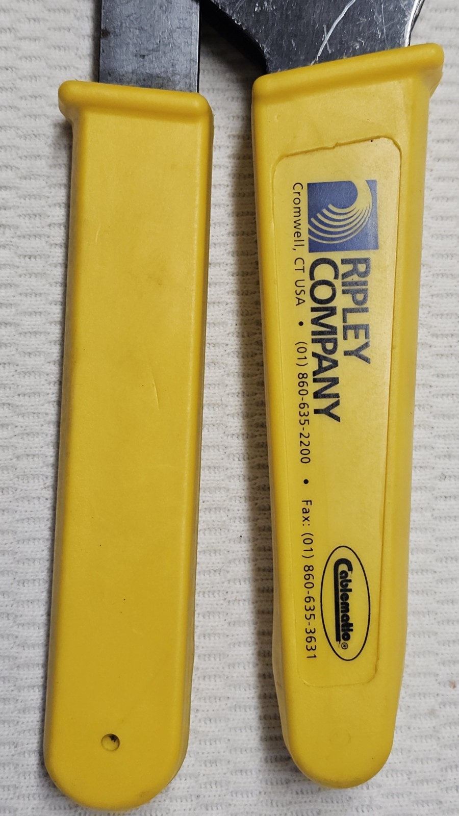 Vintage Ripley Co Cablematic CR 611U Hex Crimp Tool LN Lineman Bell System MINT