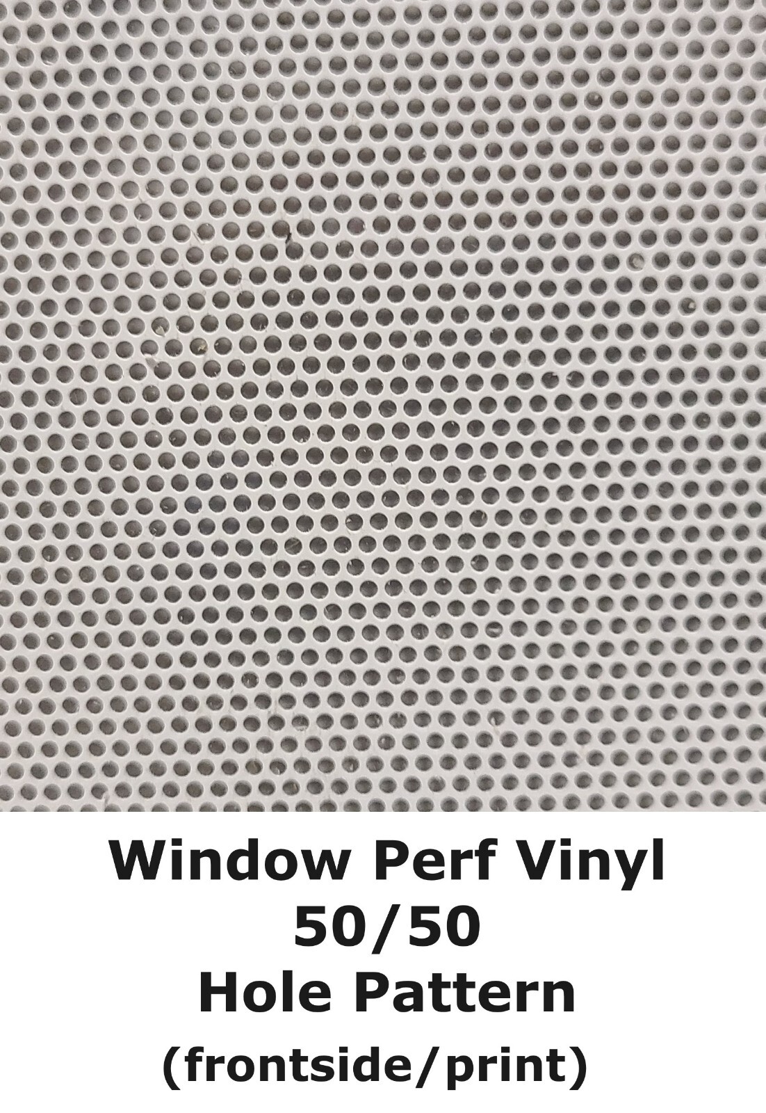 Window Perf Vinyl One-Way Vision Roll Solvent & Latex (Choose Size & Type)