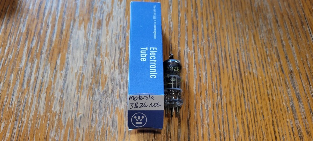 (4) Motorola NOS 3BZ6 Vacuum Tubes Tested