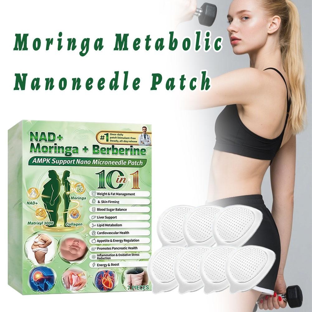 Moringa Berberine 10 in 1 Advanced Nano Microneedle Patch Weight Loss -