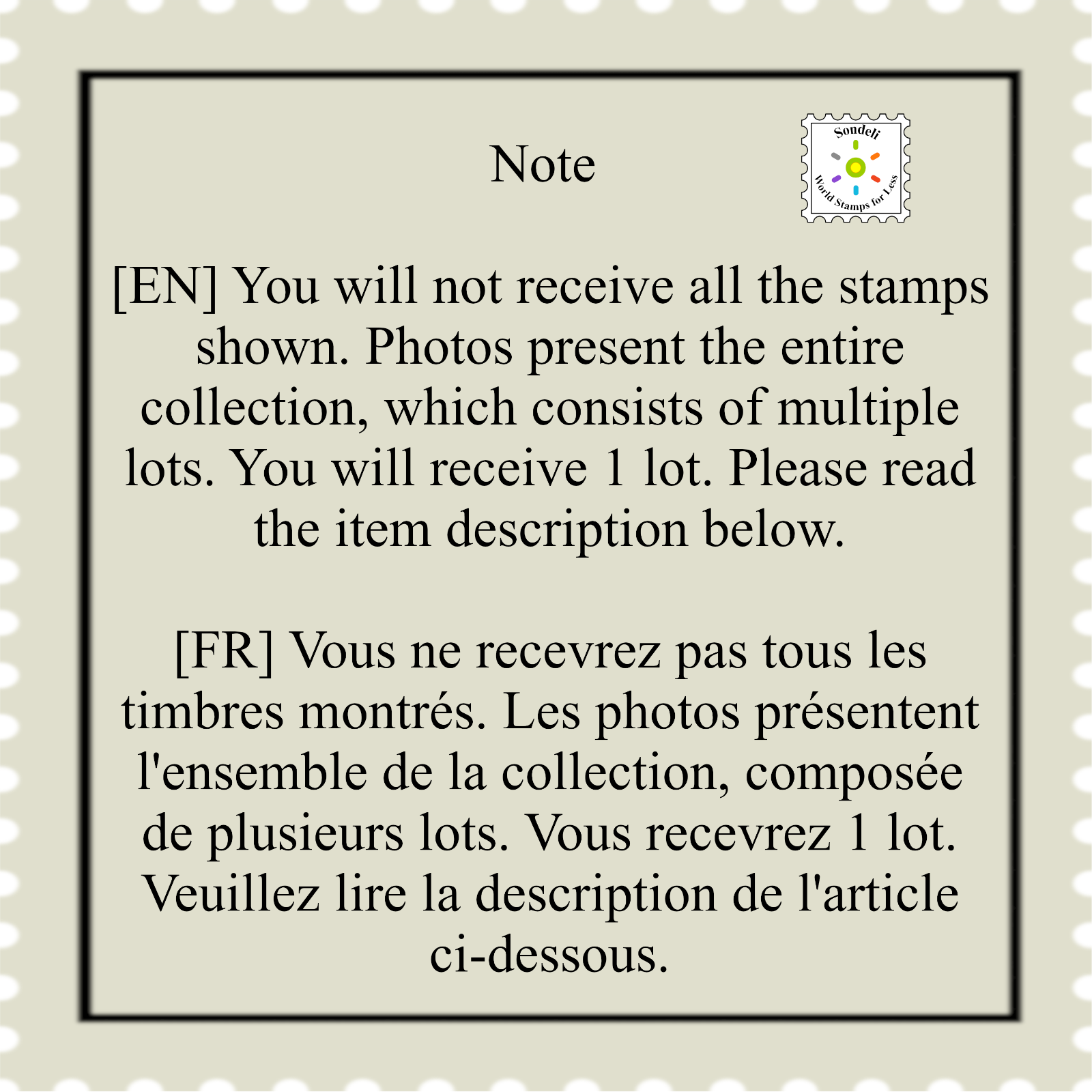 Worldwide Stamp Assortment Mint 100 Different Stamps from 20 Countries Full Sets