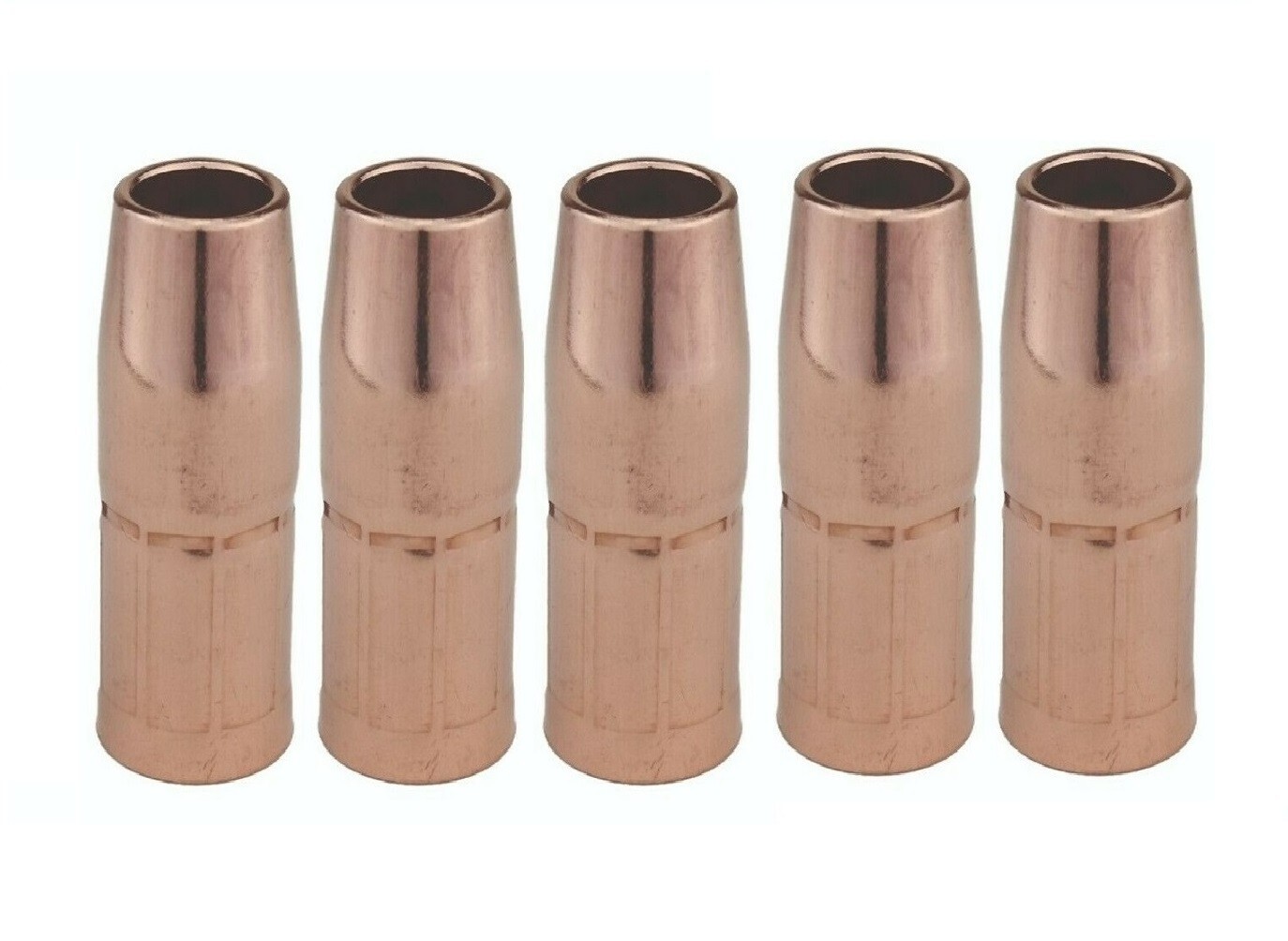 MIG 169-726 Welding Nozzles 5/8" Flush for Miller M25/M40 Mig Gun PK of 5