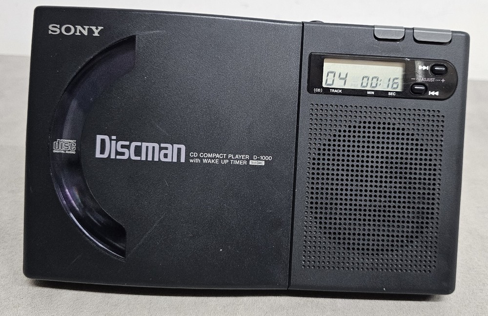 Sony Discman Cd Compact Player D-1000