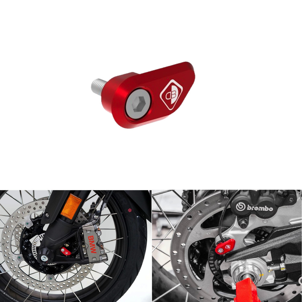 DBK BMW R1300GS ABS Sensor Protector - Red