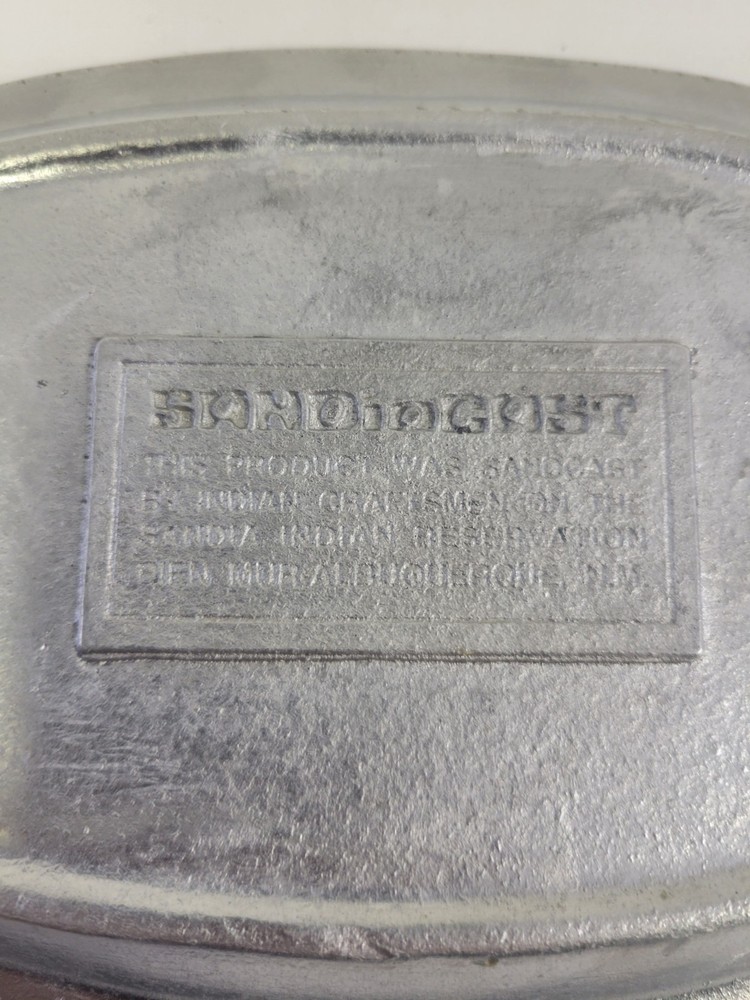 Sandcast aluminum rectangular Serving Platter Sandia New Mexico