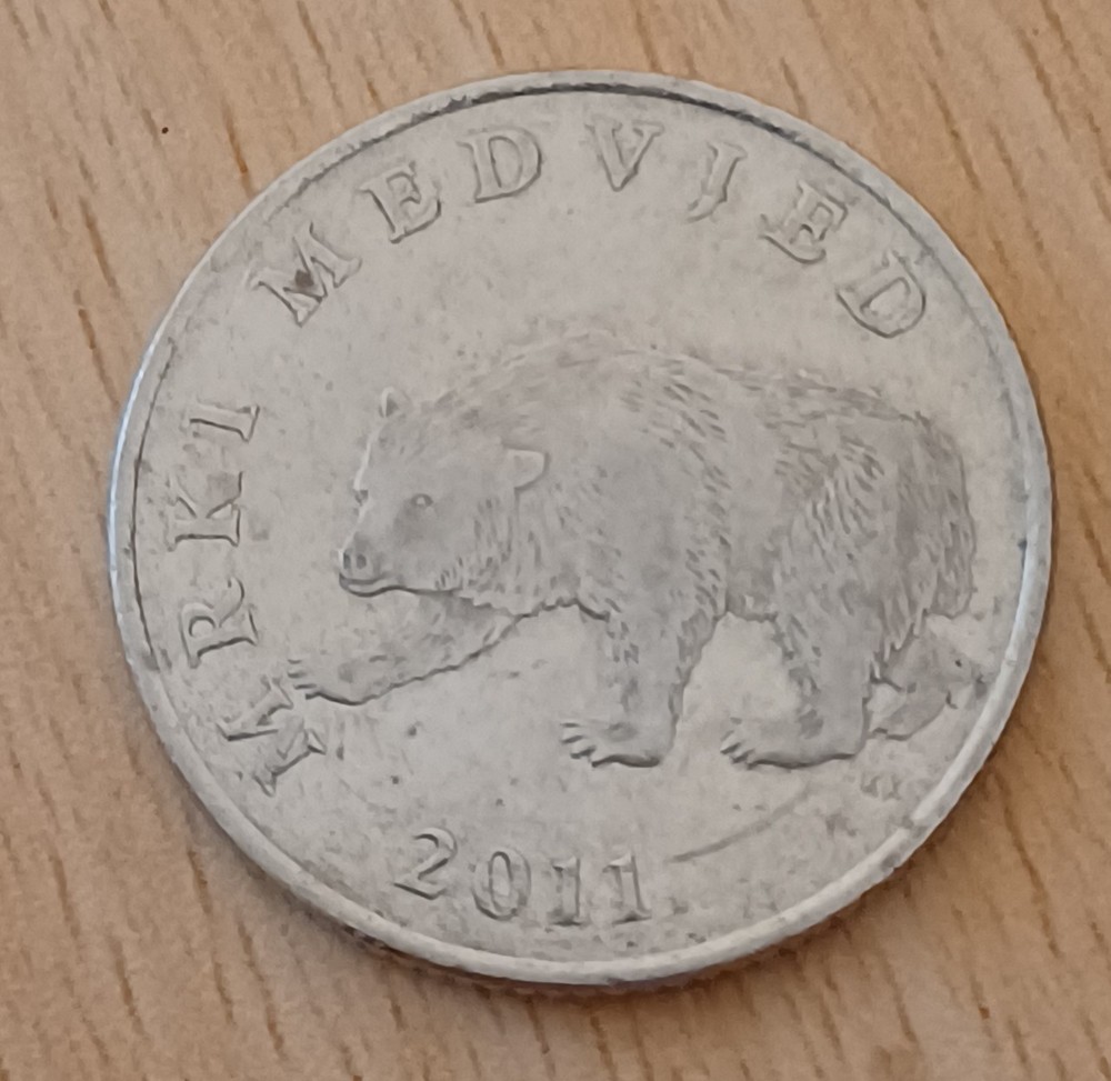Croatia 5 Kuna Coin 2011