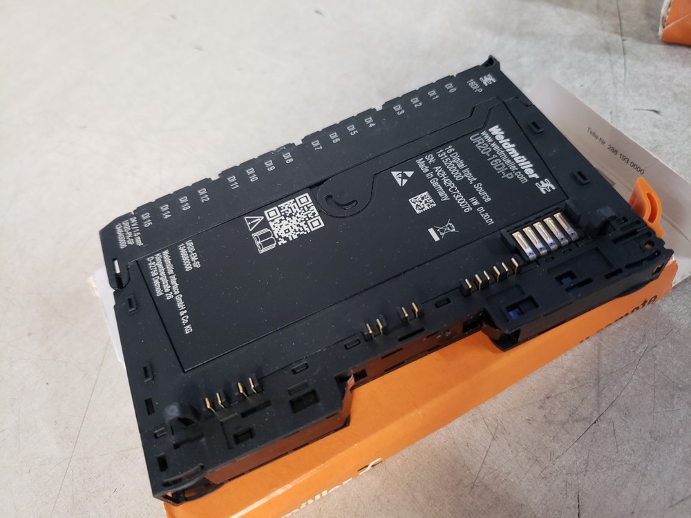 Weidmüller UR20-16DI-NP Remote I/O Module 16 Digital Inputs