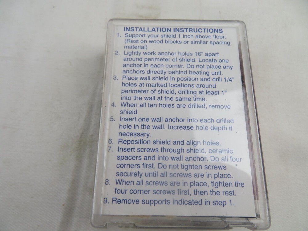 5700 Wall Shield Spacing Kit