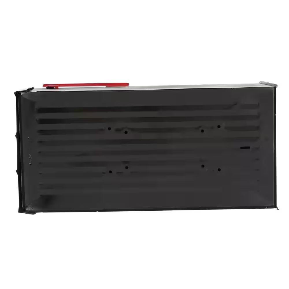 JUMBO POST MOUNT MAILBOX Galvanized Steel Extra Large Rural Mail Box
