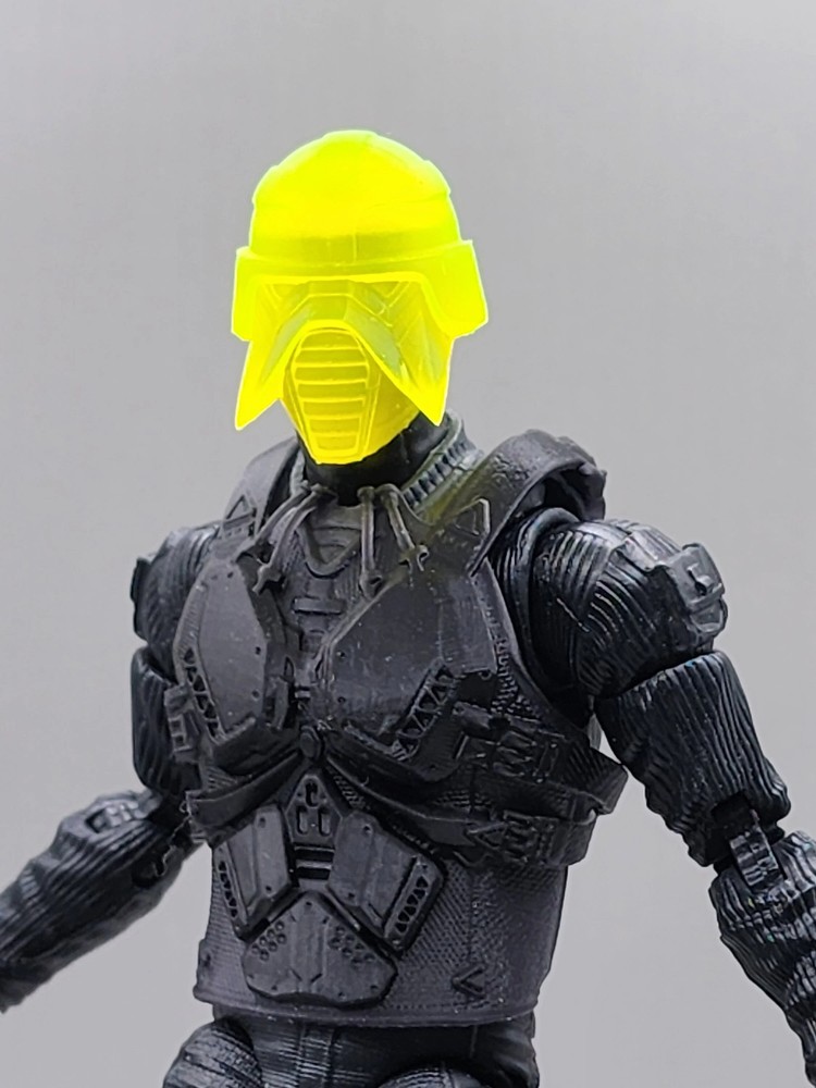 Clear Bright Green Techno-Viper - 1:12 scale