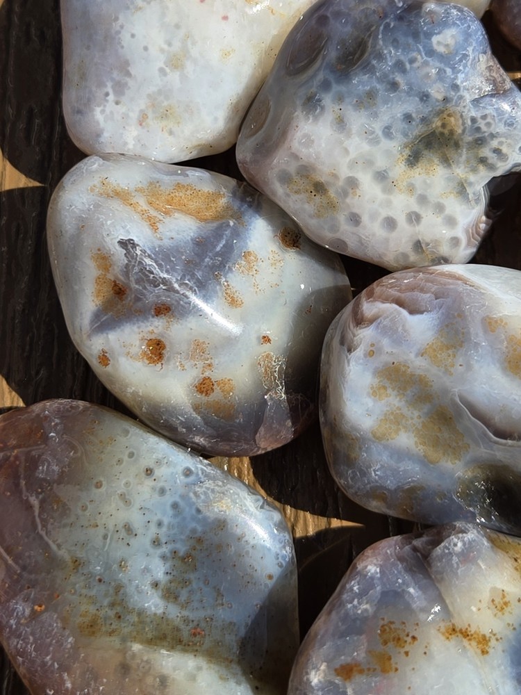Botswana Agate Selects - UNDERNEATH - Rough, Natural, Not Polished A+ Grade