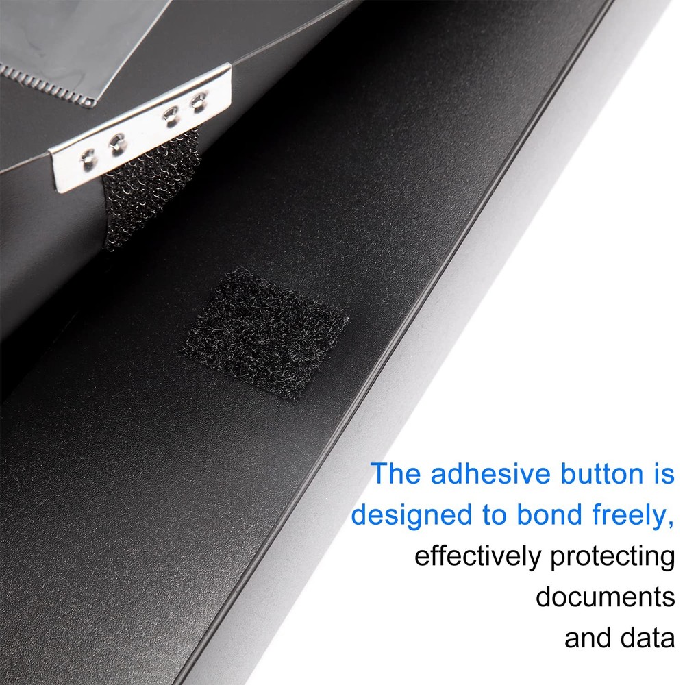 A4 Storage File Boxes Archives Cases, Foldable Plastic File Folder, Th