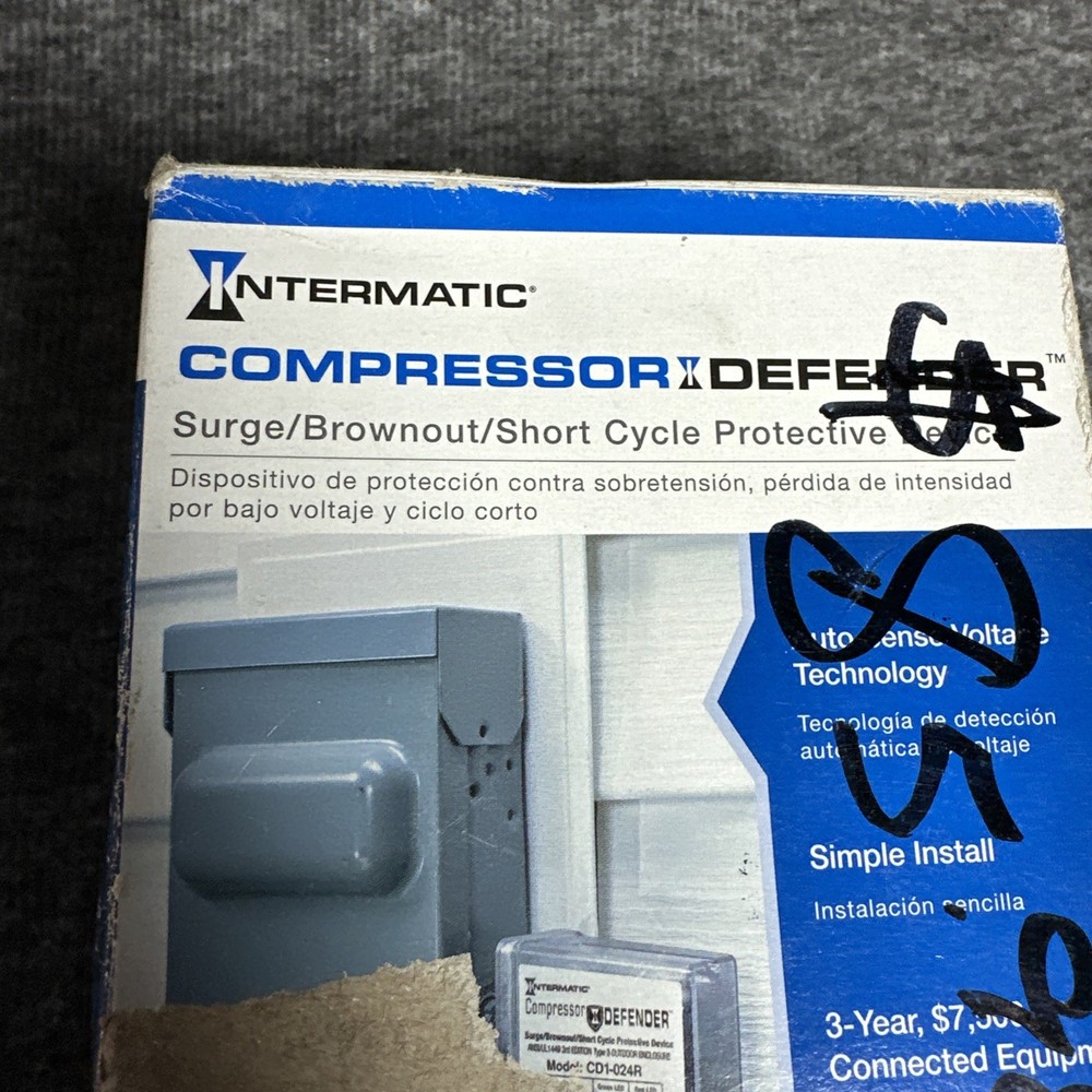 Intermatic Compressor Defender CD1-024R K Surge Protector NEW OPEN BOX