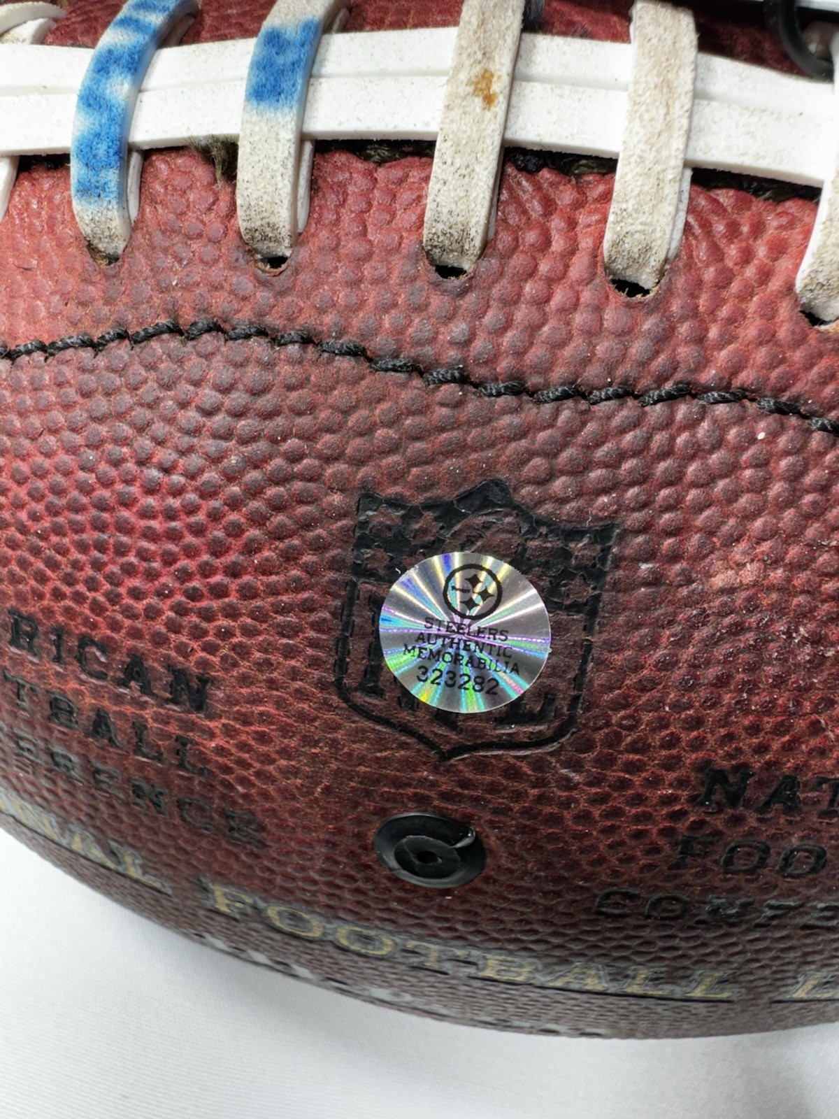 Steelers Antonio Brown Signed Autographed Game Used Football 10/2/2016 vs Chiefs