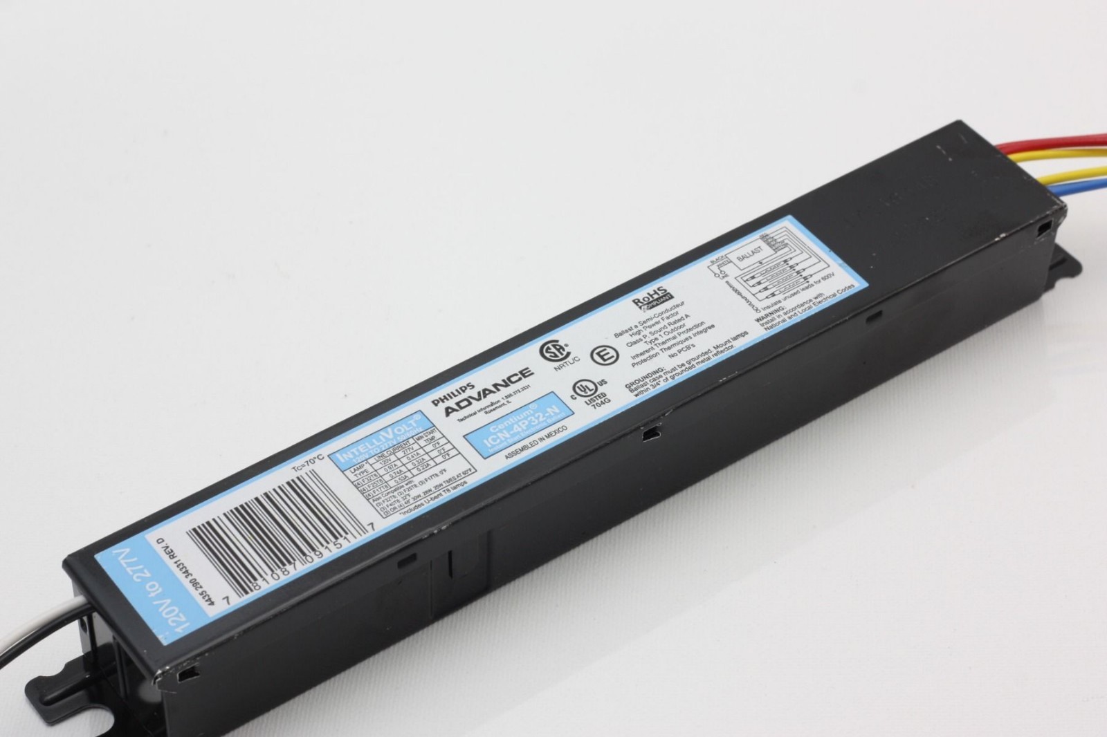 (30 Pack) Advance ICN-4P32-N Instant Start Electronic Ballast 120V to 277V