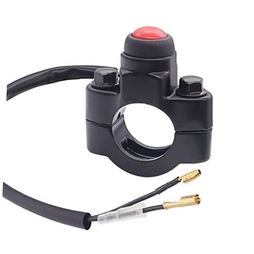12V Motorcycle Engine Stop Start Kill Switch ON/Off CNC Universal 7/8inch